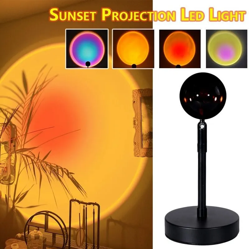 Lampa cu lupa videografie - efecte Sunset