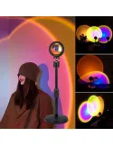 Lampa cu lupa videografie - efecte Sunset