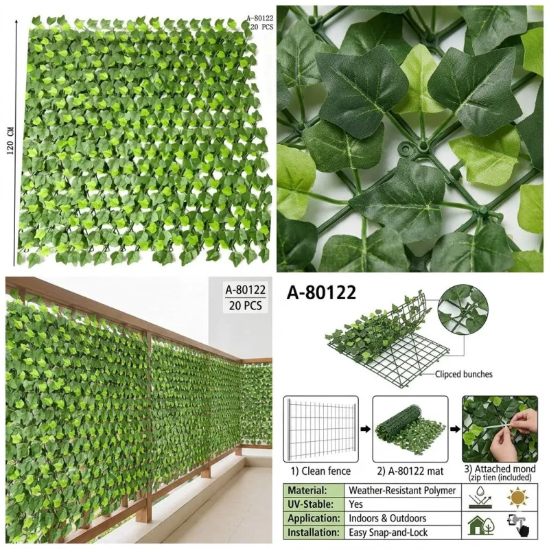 Gard Decor Iedera Artificiala 250cm Textil PVC Premium