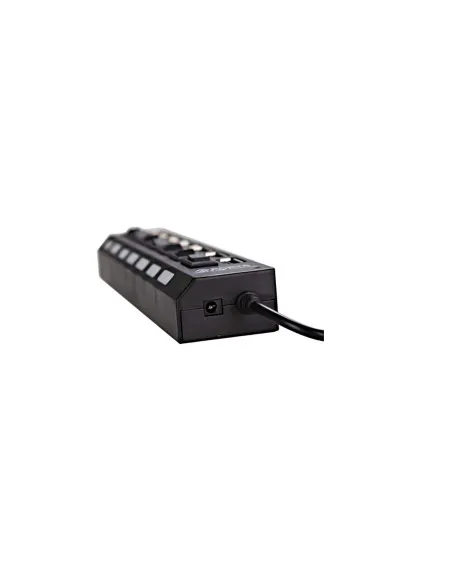 Hub USB 2.0 alimentat extern, 7 porturi cu întrerupător