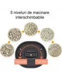 Set 2 x Rasnita electrica cu indicator led pentru sare,piper,alte condimente