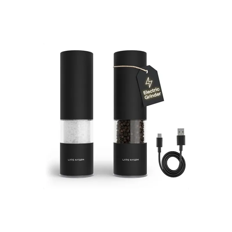 Râșnițe Electrice LARS NYSØM Set 2buc, USB-C, LED