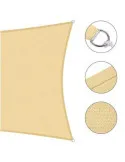 Cumpara Copertină de Umbrire 3x3 m, Crem, 180