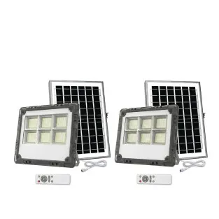 Proiector Solar LED Jortan 800W/ 1000W, Senzor de Mișcare, Telecomandă, IP66, 9000 lm