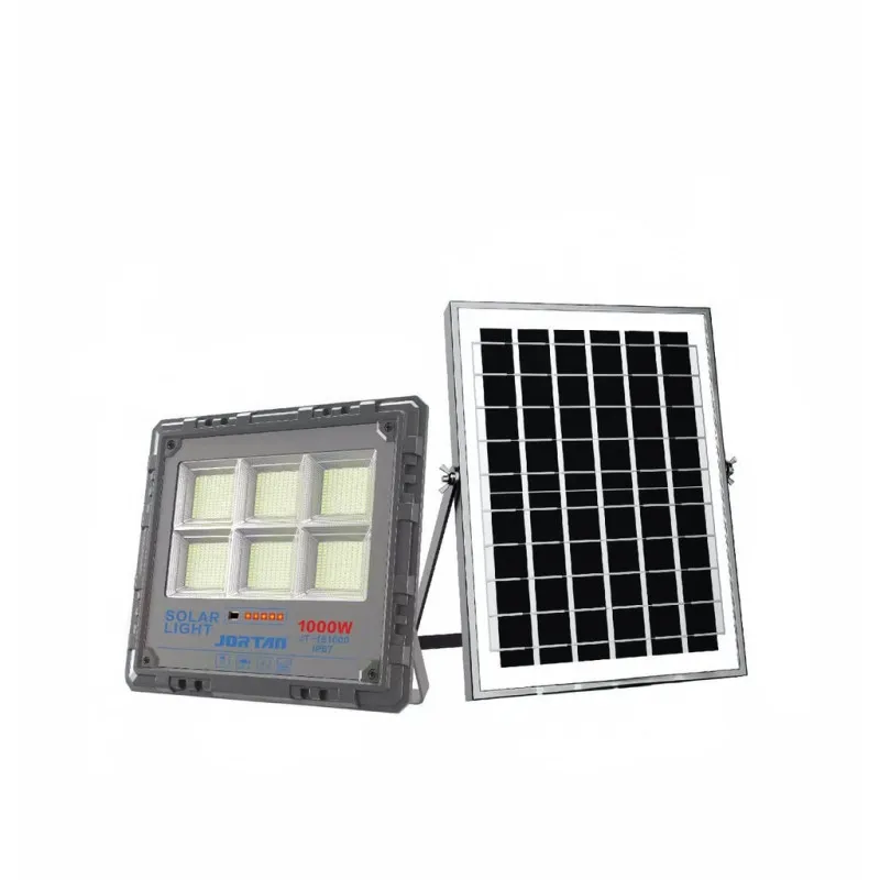 Proiector Solar LED Jortan 800W/ 1000W, Senzor de Mișcare, Telecomandă, IP66, 9000 lm