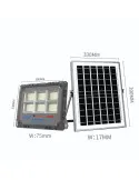 Proiector Solar LED Jortan 800W/ 1000W, Senzor de Mișcare, Telecomandă, IP66, 9000 lm