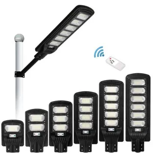 Lampa solara clasica JORTAN 50W/100W/150W/200W/ 250W/300W cu telecomanda si senzor de lumina