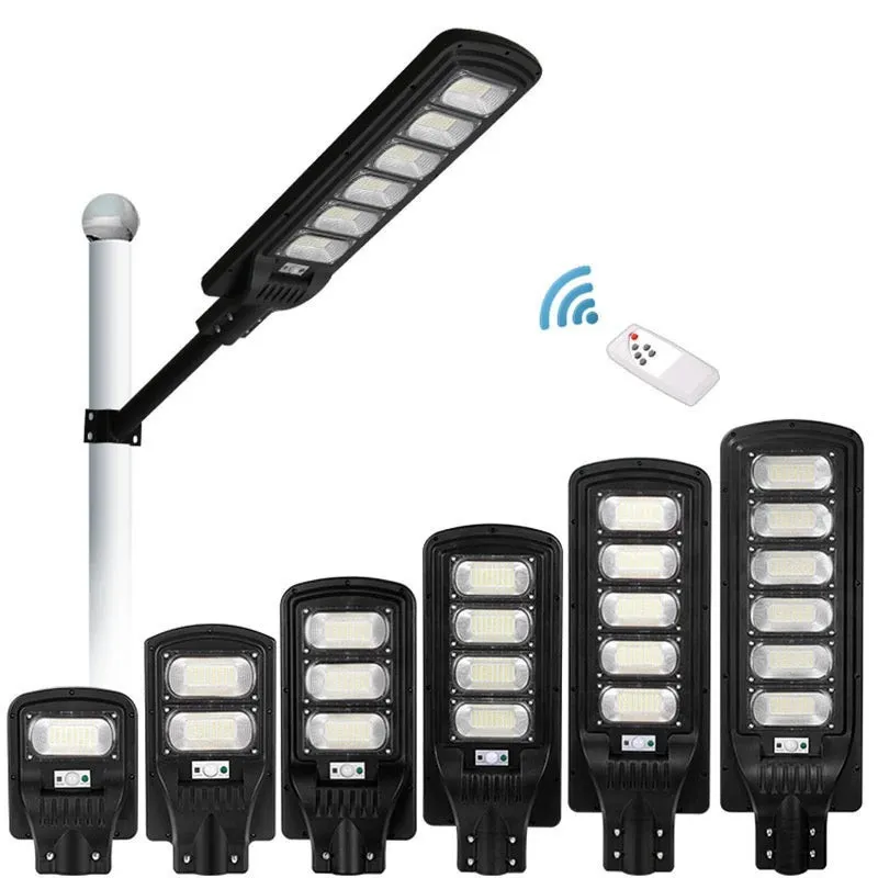 Lampa solara clasica JORTAN 50W/100W/150W/200W/ 250W/300W cu telecomanda si senzor de lumina