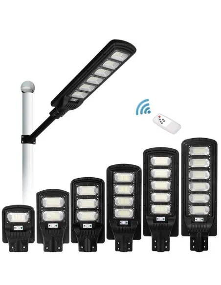 Lampa solara clasica JORTAN 50W/100W/150W/200W/ 250W/300W cu telecomanda si senzor de lumina