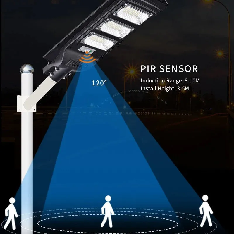 Lampa solara clasica JORTAN 50W/100W/150W/200W/ 250W/300W cu telecomanda si senzor de lumina